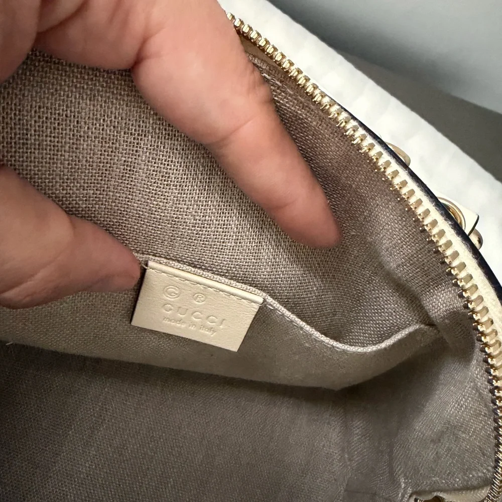 Gucci Beige Leather Satchel - Picture 11 of 16